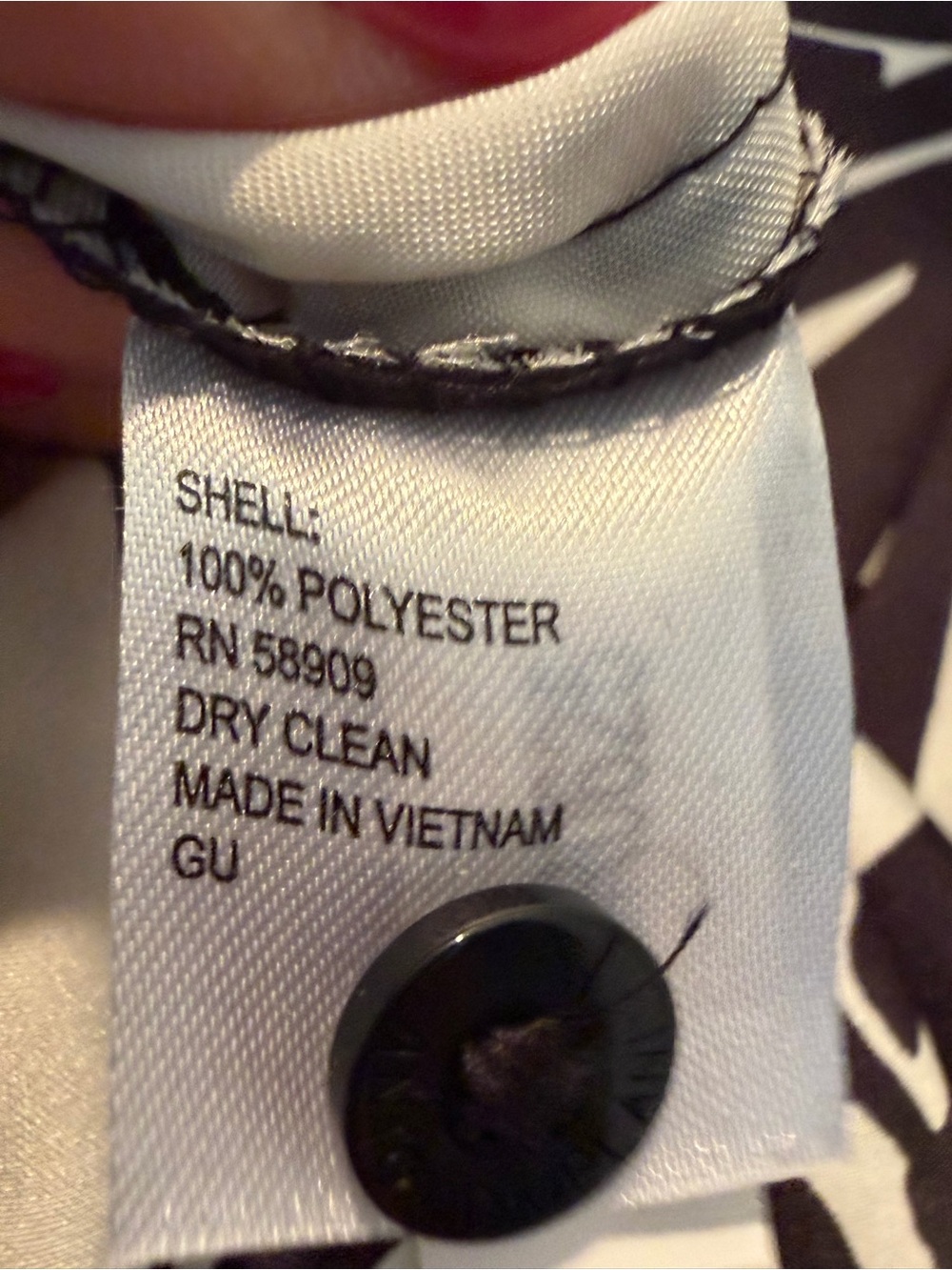 ANTONIO MELANI Odessa Black and White Long-Sleeve Printed Tie-Waist Shirt Dress - Picture 9 of 9